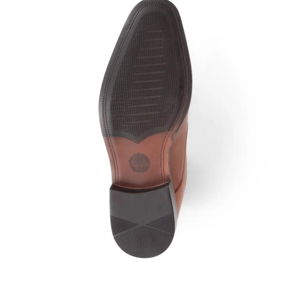 Smart Leather Moccasins - Tan
