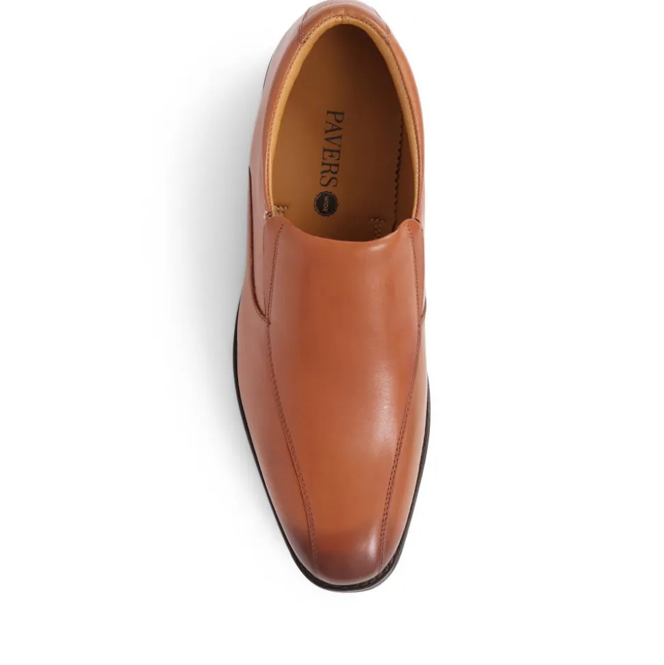 Smart Leather Moccasins - Tan
