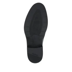 Smart Leather Slip-Ons - Black