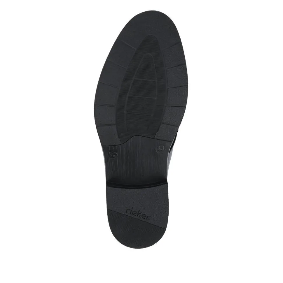 Smart Leather Slip-Ons - Black