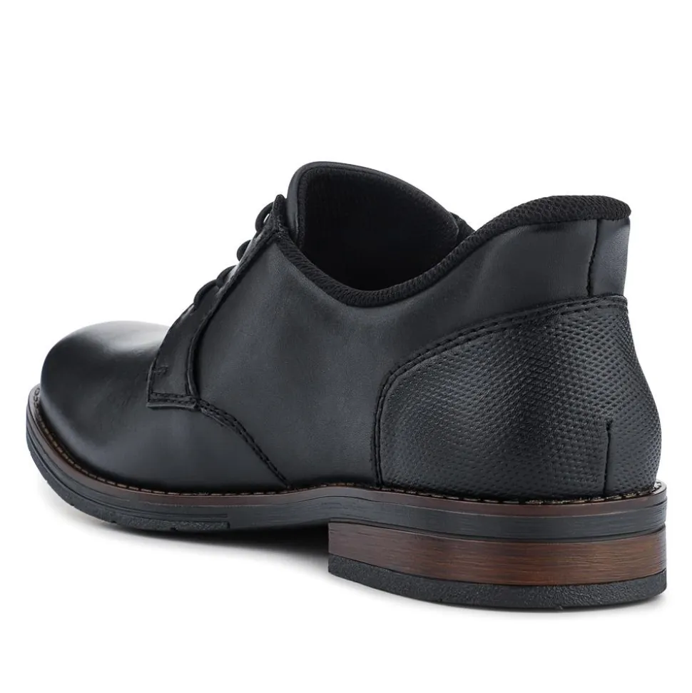 Smart Leather Slip-Ons - Black