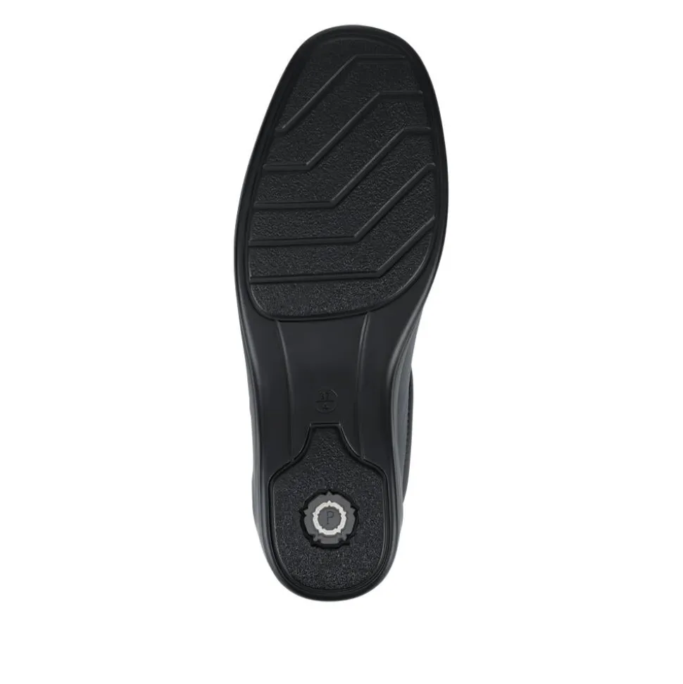Smart Leather Slip-On Shoes - Black