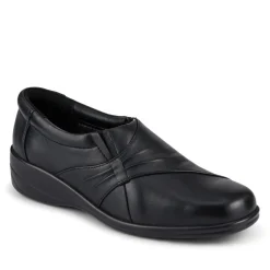 Smart Leather Slip-On Shoes - Black