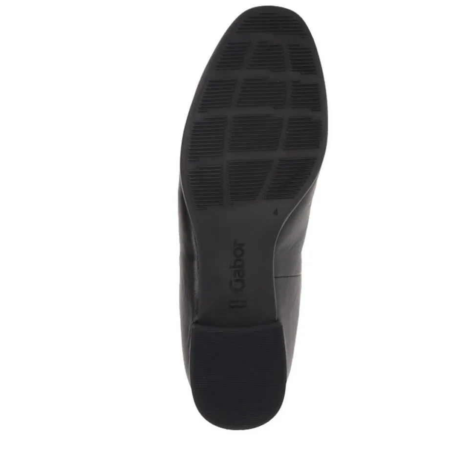 Smart Leather Slip-On Shoes - Black