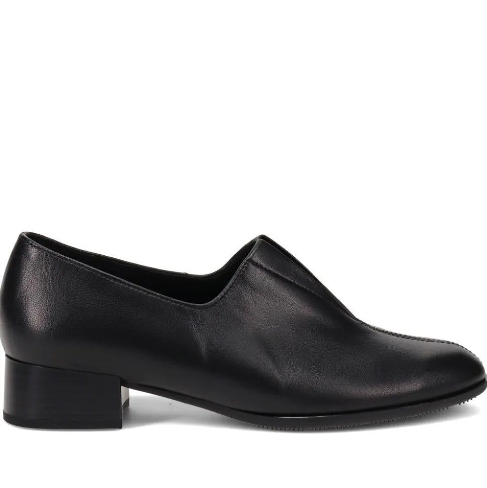 Smart Leather Slip-On Shoes - Black