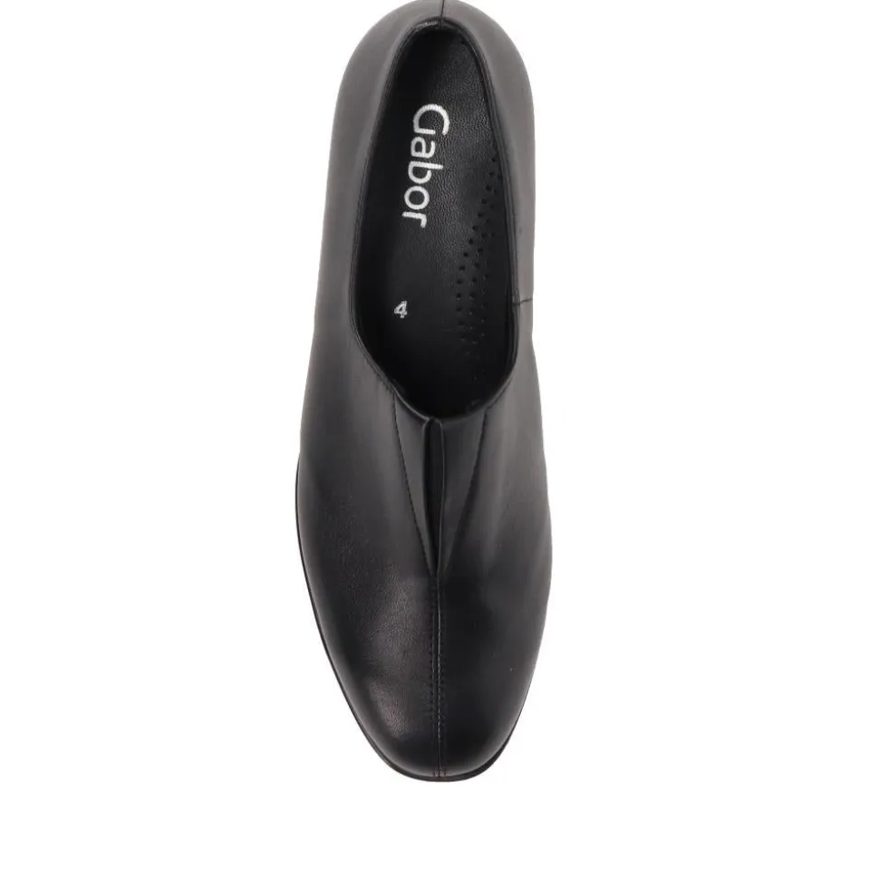 Smart Leather Slip-On Shoes - Black