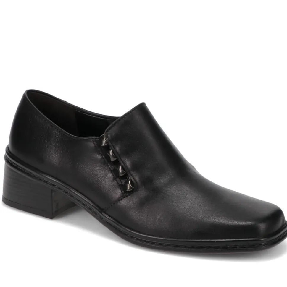 Smart Leather Slip-On Shoes - Black