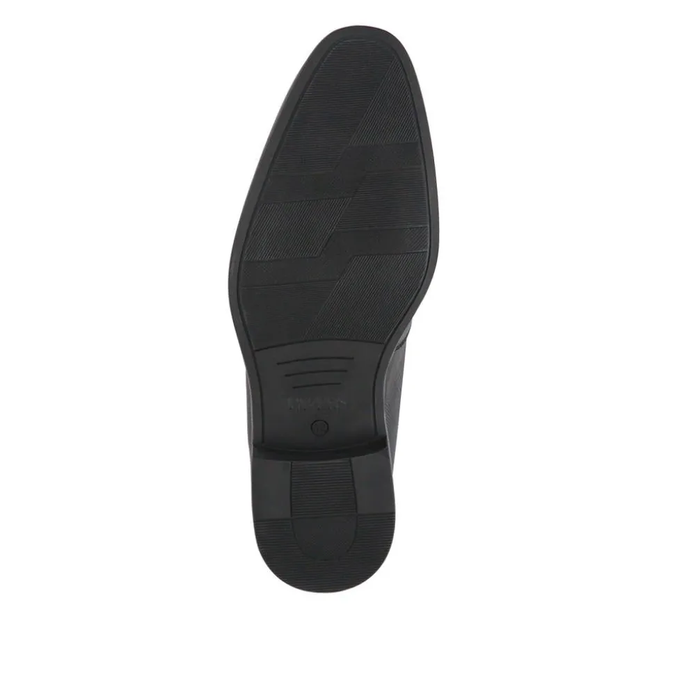 Smart Leather Slip-On Shoes - Black