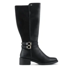 Smart Long Boots With Standard Calf Fitting - Black