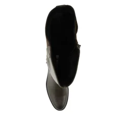 Smart Long Boots With Standard Calf Fitting - Khaki