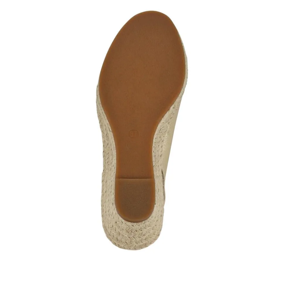 Smart Slingback Espadrilles - Gold