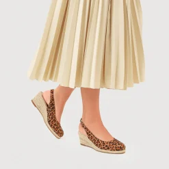 Smart Slingback Espadrilles - Leopard
