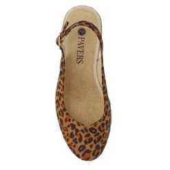 Smart Slingback Espadrilles - Leopard