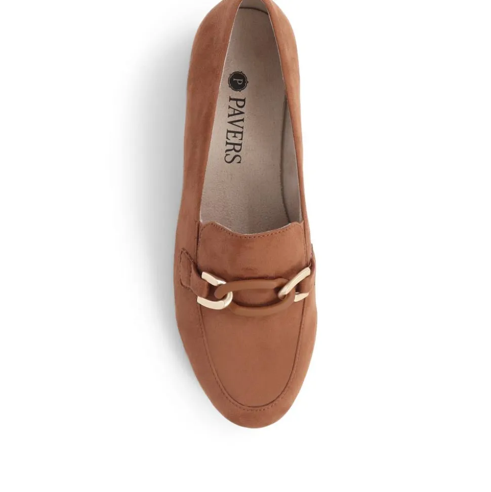 Smart Slip On Loafers - Cognac
