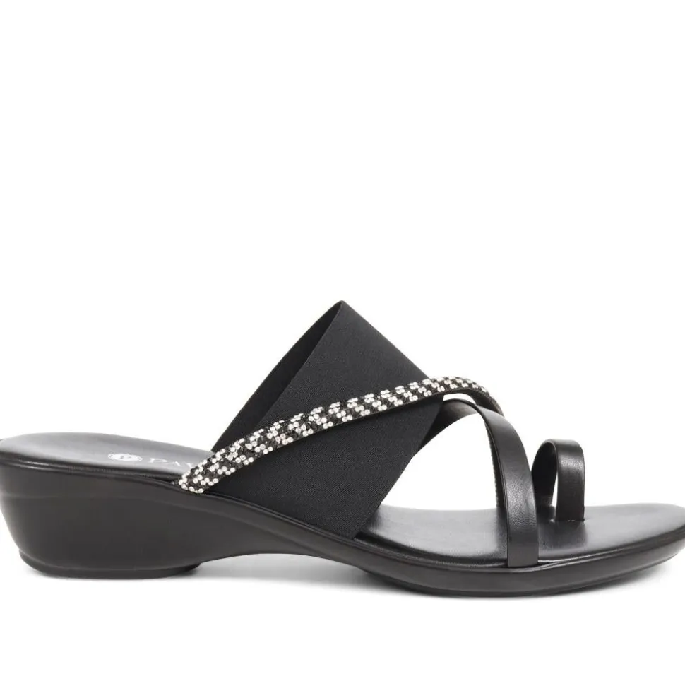 Smart Toe Post Sandals - Black