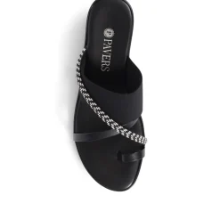 Smart Toe Post Sandals - Black