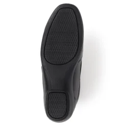 Smart Touch-Fasten Leather Shoes - Black