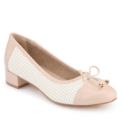 Smart Two-Tone Pumps - White-Beige
