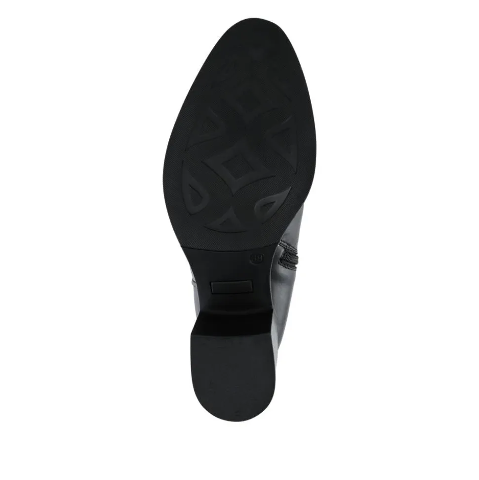 Smart Wide Fit Long Boots - Black