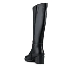 Smart Wide Fit Long Boots - Black