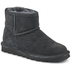 Soft, Faux-Fur-Lined Ankle Boots - Grey