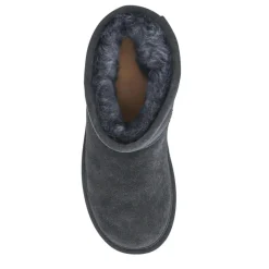 Soft, Faux-Fur-Lined Ankle Boots - Grey