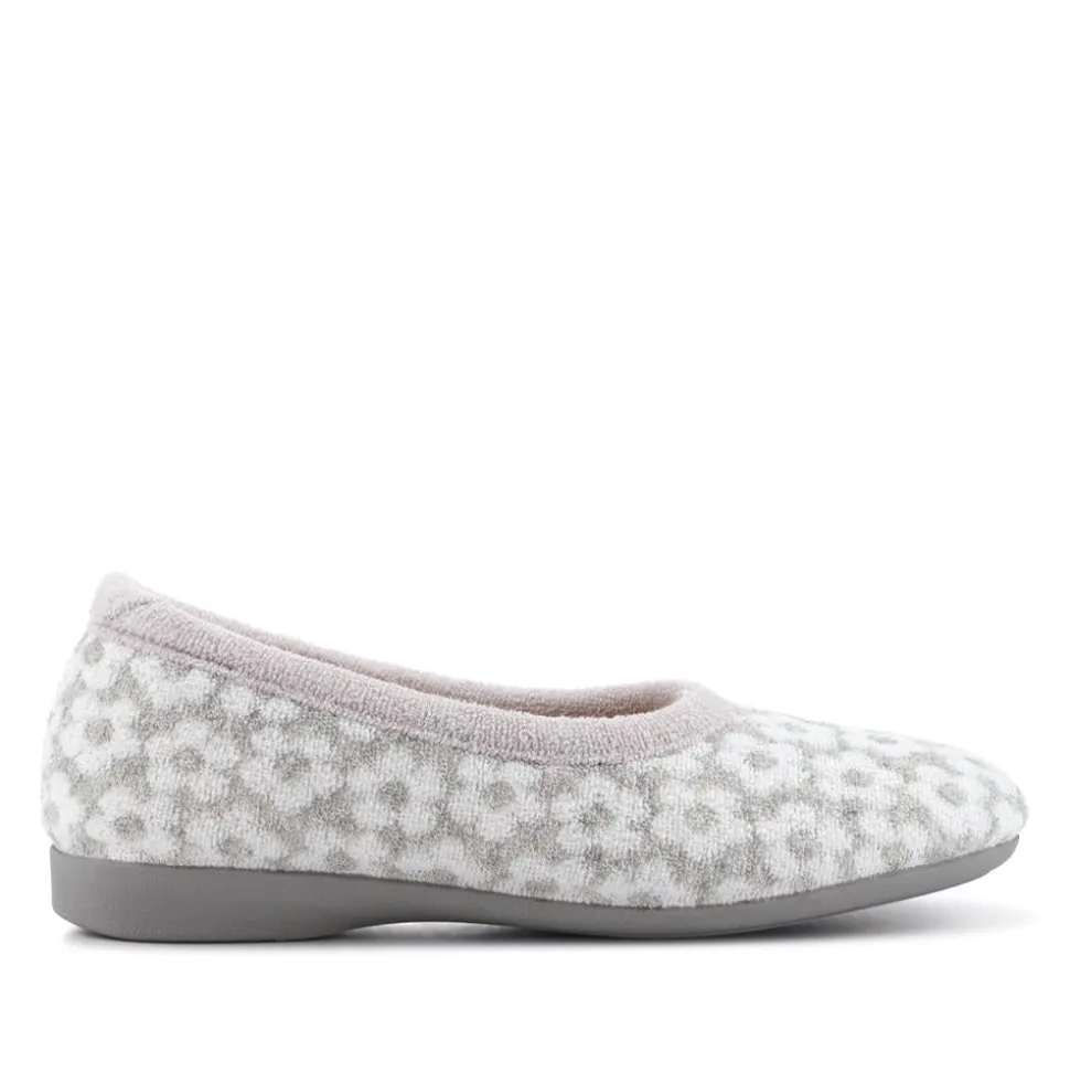 Soft Lightweight Full Slippers - Grey