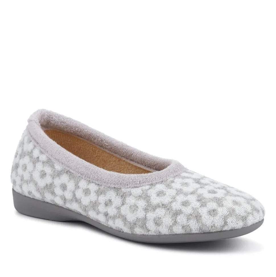 Soft Lightweight Full Slippers - Grey