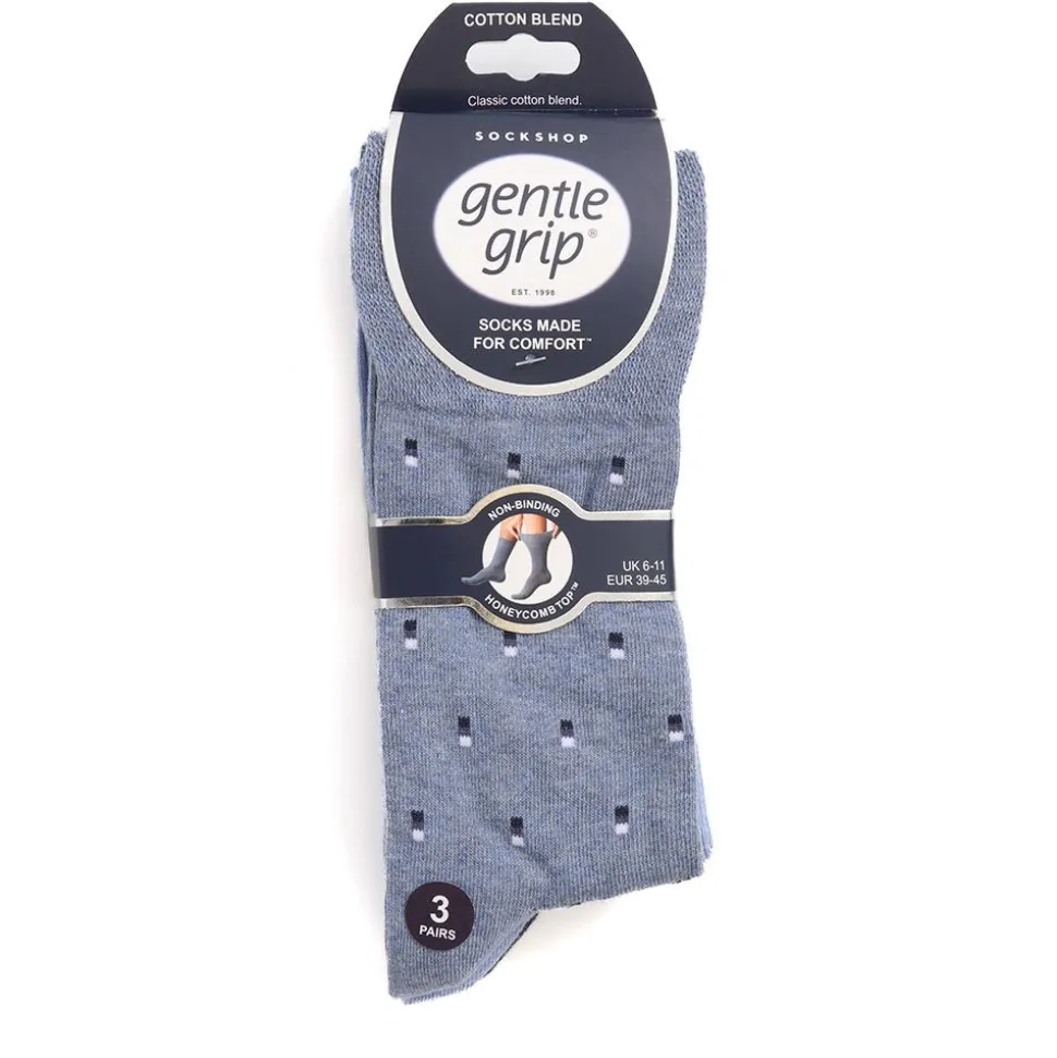 Soft Top Socks - Denim