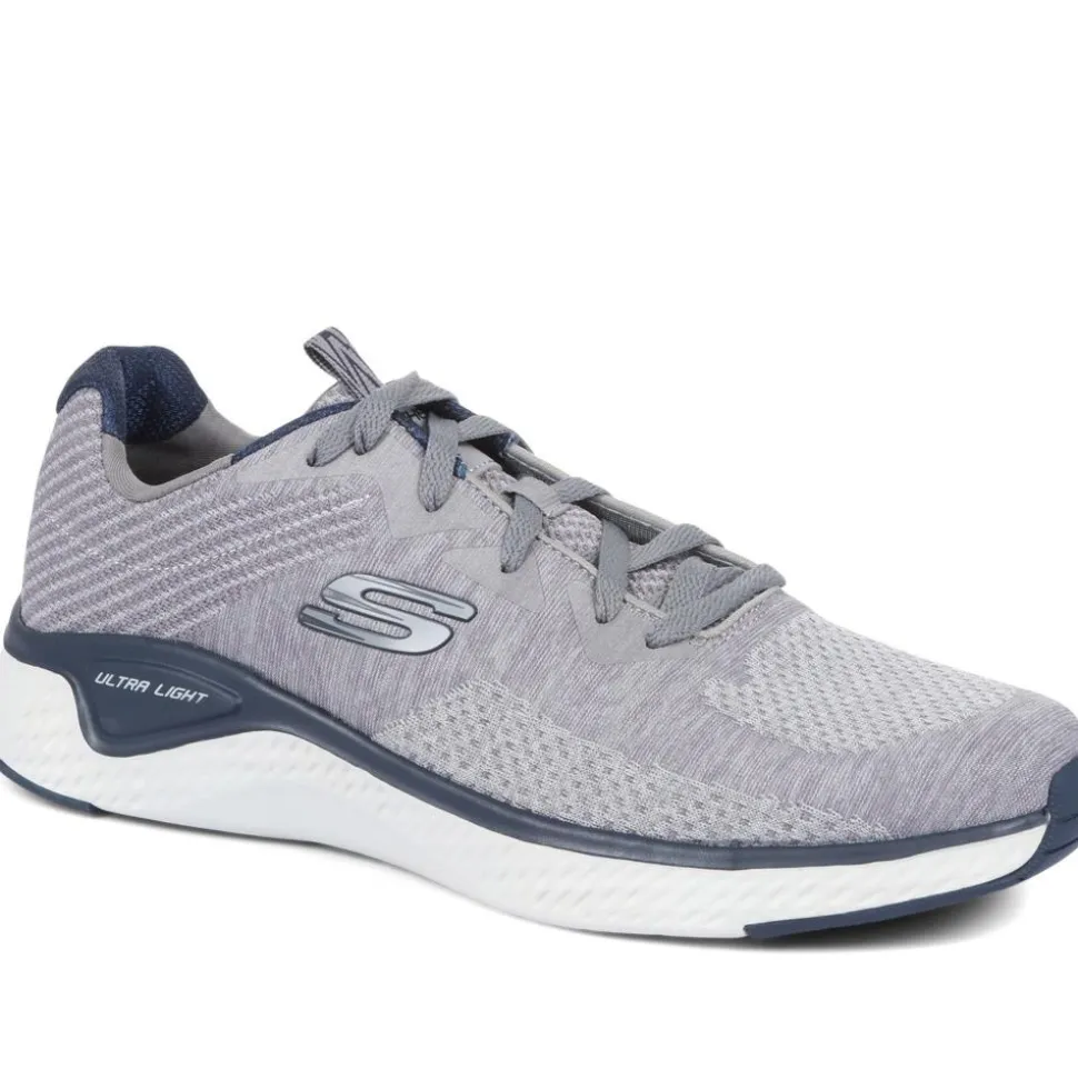 Solar Fuse Kryzik Lace-Up Trainers - Grey