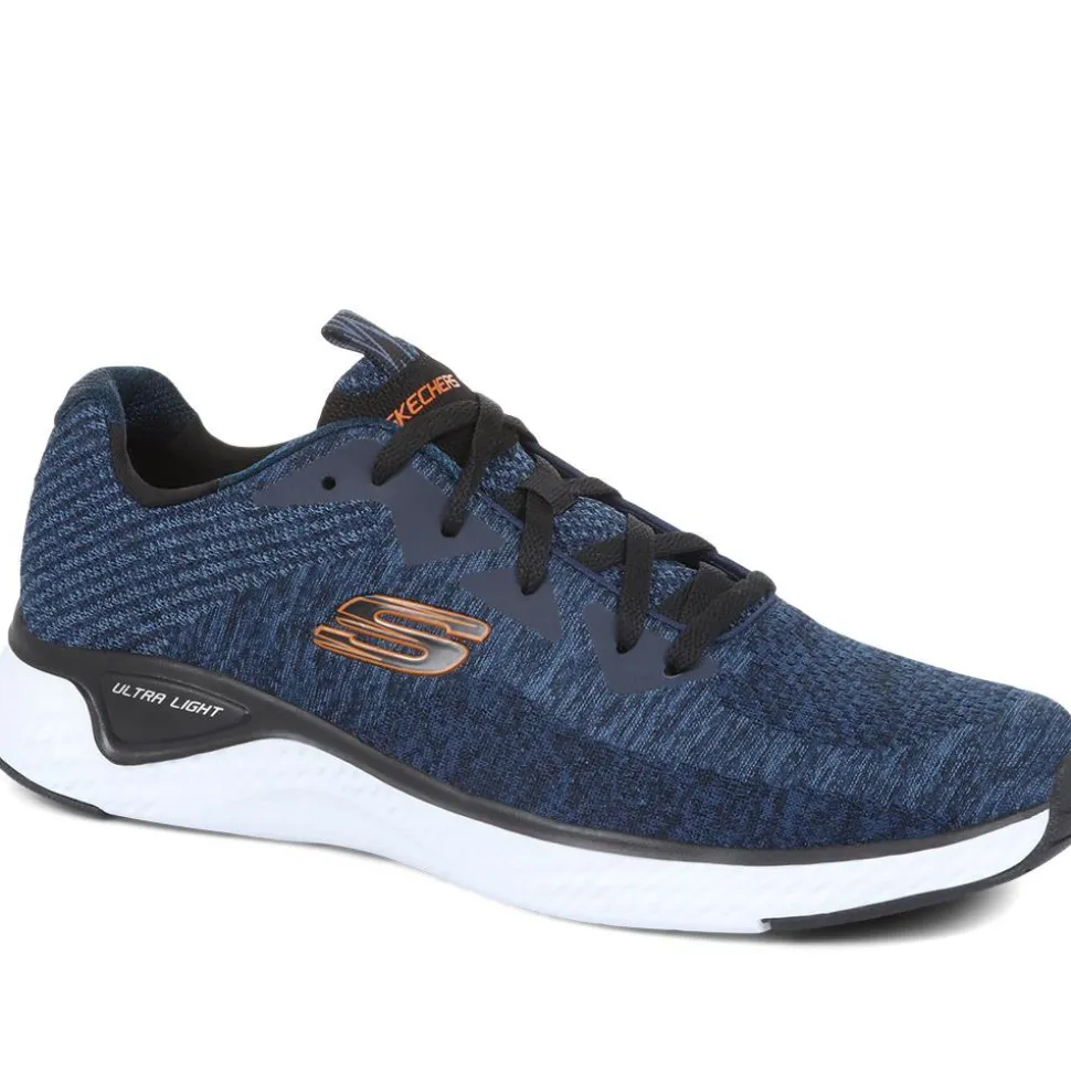 Solar Fuse Kryzik Lace-Up Trainers - Navy Multi