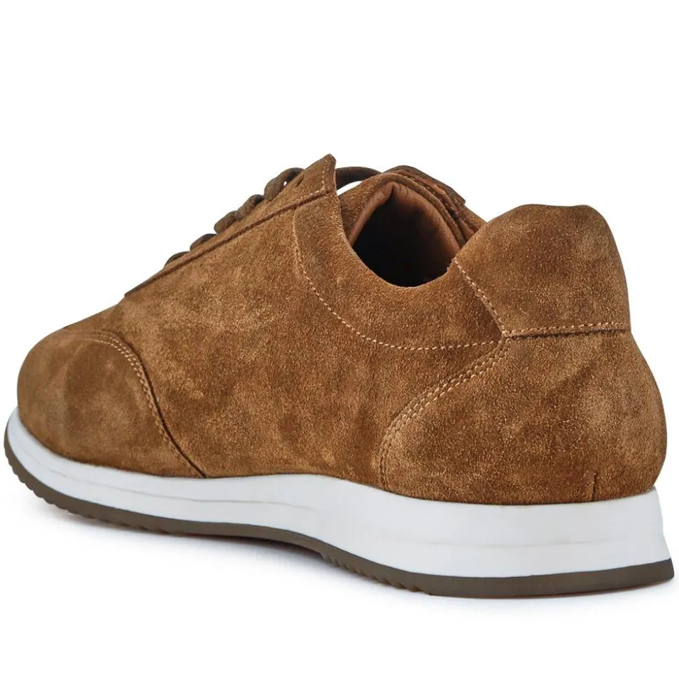 Southend2 Leather Trainers - Tan Suede