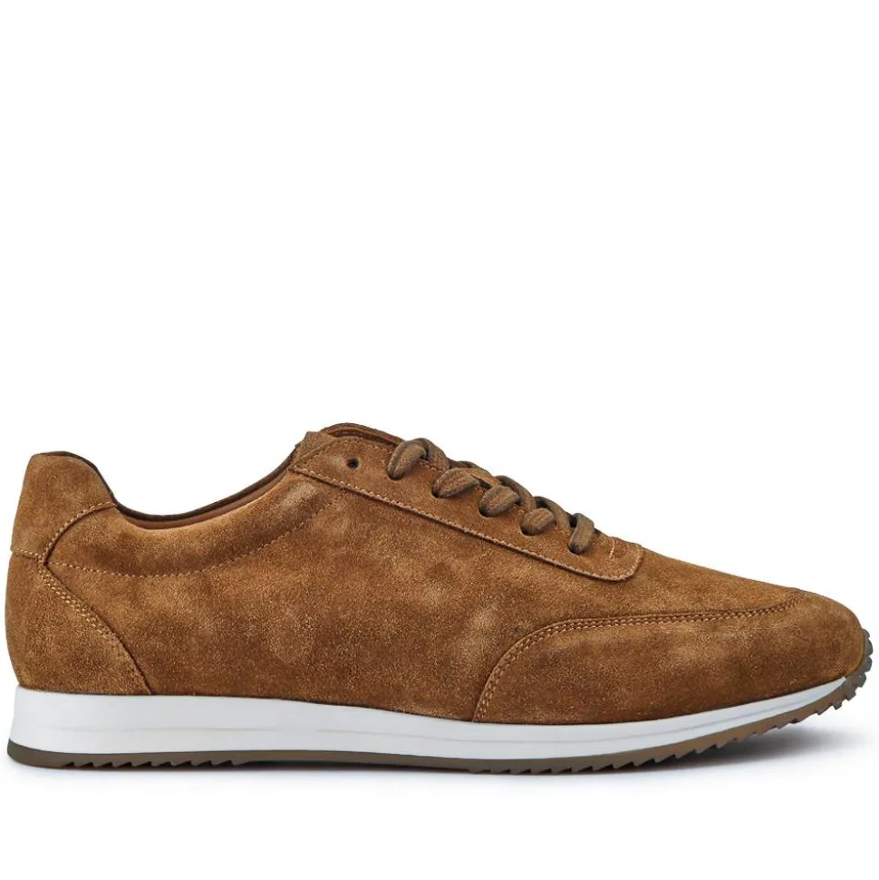 Southend2 Leather Trainers - Tan Suede