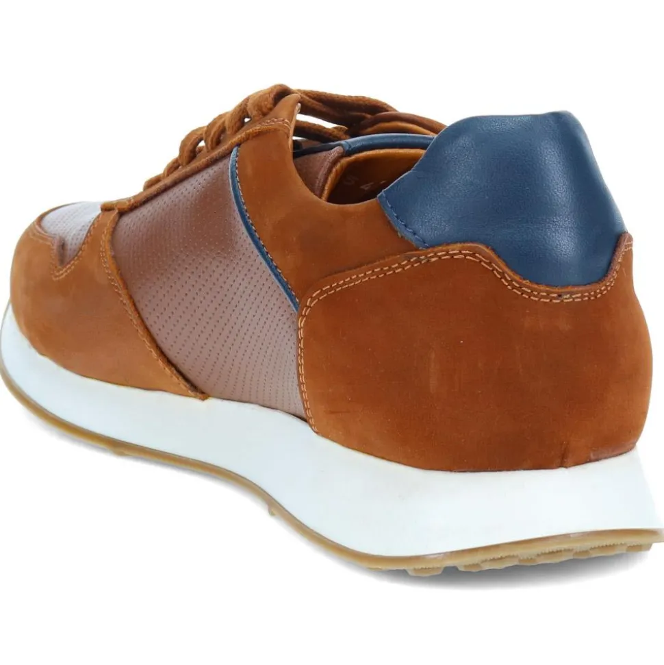 Southsea Lace-Up Trainers - Tan