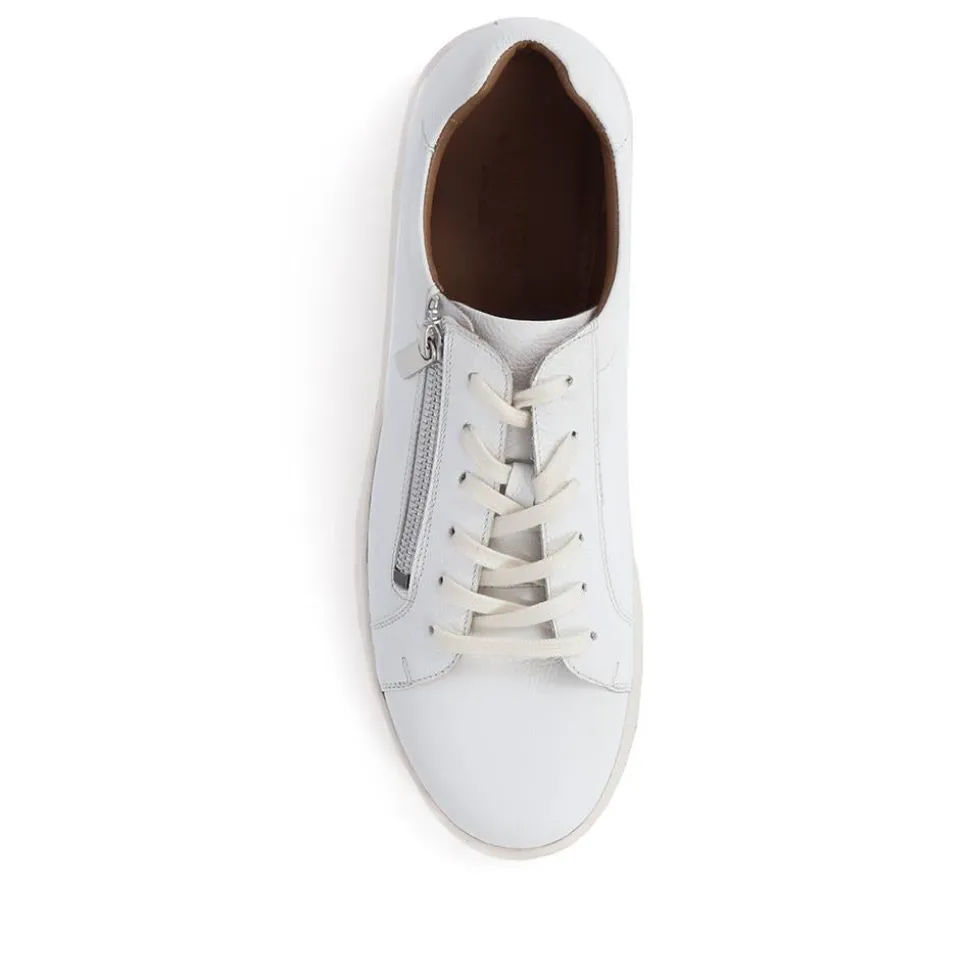 Spenser Leather Trainers - White
