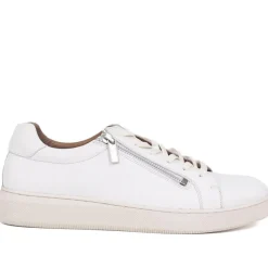 Spenser Leather Trainers - White