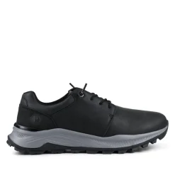 Sporty Lace Up Shoes - Black