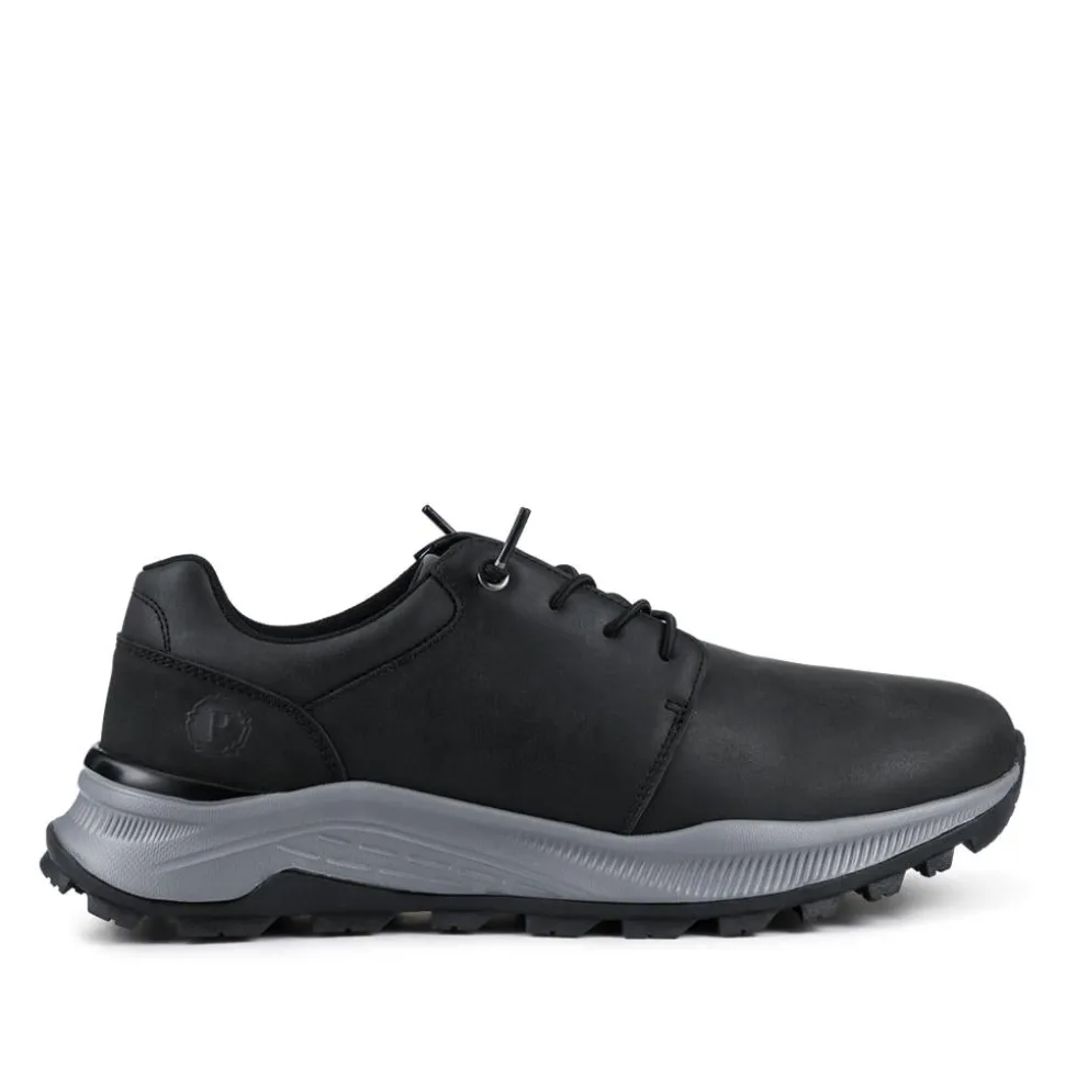 Sporty Lace Up Shoes - Black