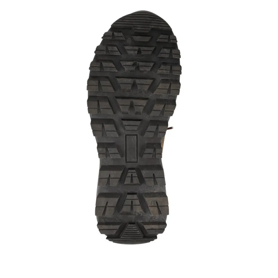 Sporty Lace Up Shoes - Brown