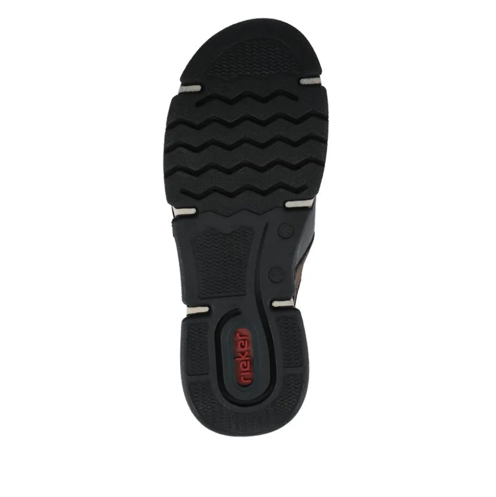 Sporty Lace-Up Trainers - Black Multi