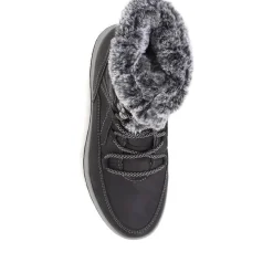 Standard Lace-Up Snow Boots - Black