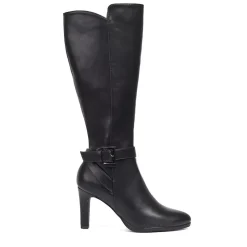 Stiletto Long Boots - Black