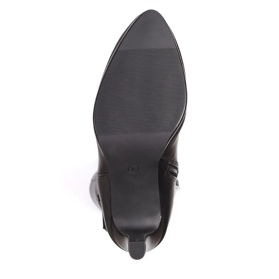Stiletto Long Boots - Black