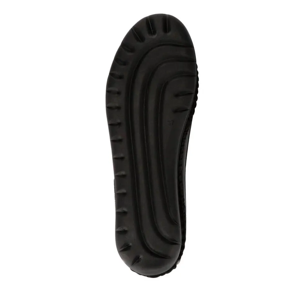 Stitched Leather Pumps - Black