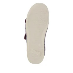 Strapped Memory Foam Slippers - Navy