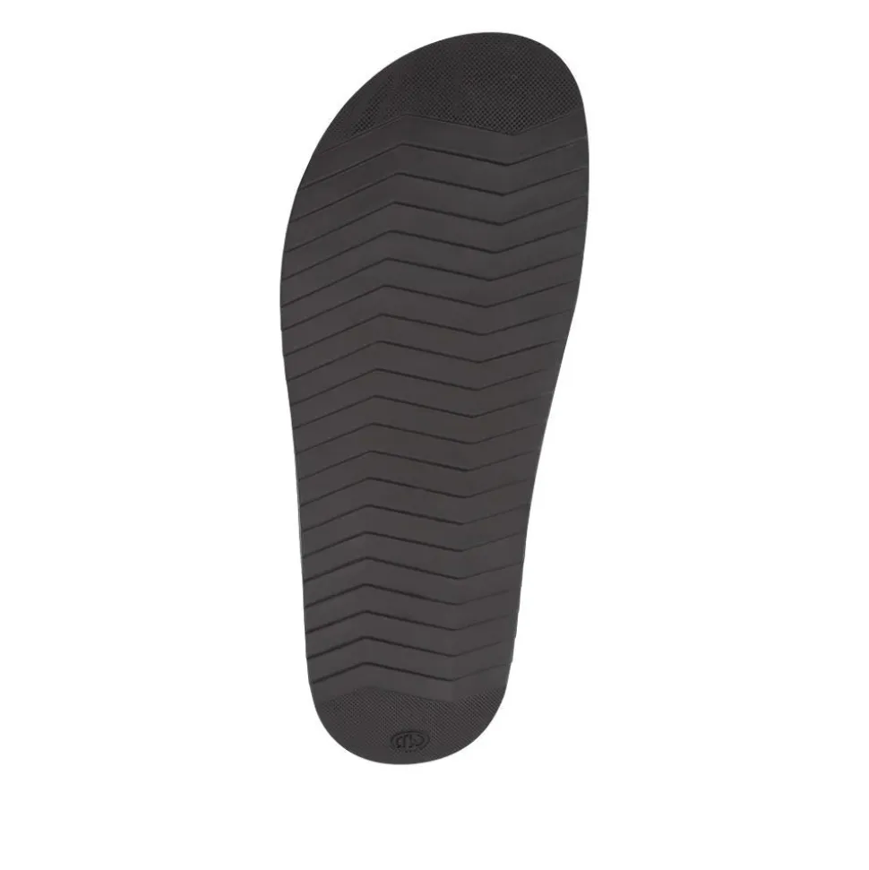 Strappy Leather Slides - Brown
