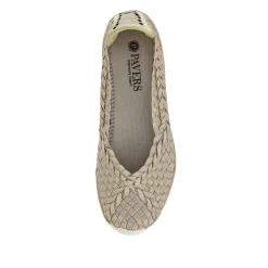 Stretch Fit Memory Foam Slip On Pumps - Gold Multi