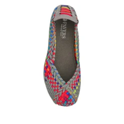 Stretch Fit Memory Foam Slip On Pumps - Multi