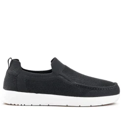 Stretchy Slip-On Shoes - Black