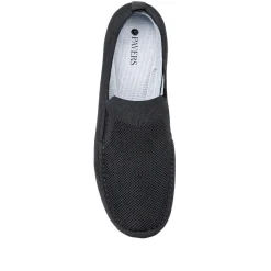 Stretchy Slip-On Shoes - Black